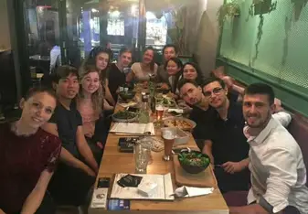 One of the au pairs birthday 