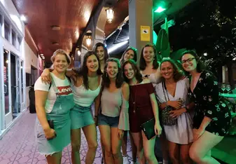 Some of the many Au Pairs I met!