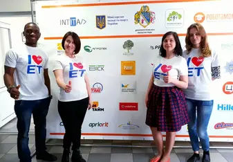 A gathering of teachers on PROFIT DAY where all language schools meet to share ideas and market themselves to the public