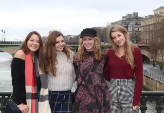 My friends and I in Paris!