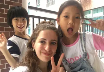 With two students!
