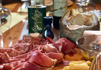 One meal we had in Florence after a vespa tour