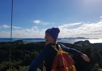 View from Flagstaff Hill in Russel, NZ. 