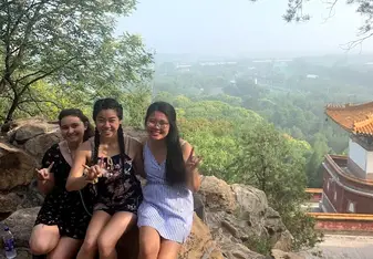 Visiting the summer palace during a weekend trip