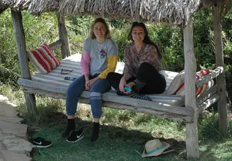 Chilling in the afternoon after mapping Rhinos 