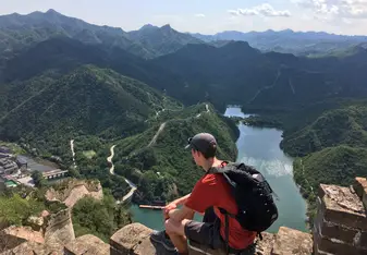 The view we were rewarded with after our climb
