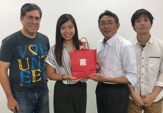 Featuring the core team in Workshift Solutions and I! Happily holding a gift my awesome boss thoughtfully gifted me on the last day of my internship. 