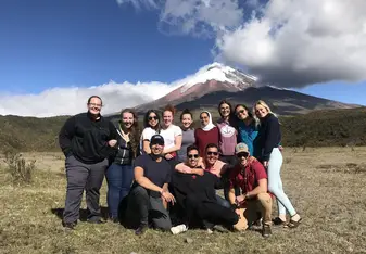 Group picture at Cotopaxi
