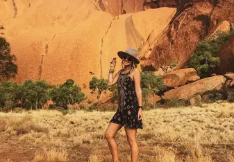 visit to Ayers Rock from Alice Springs