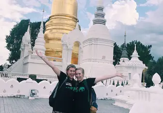 Afternoon exploring in Chiang Mai with our group before meeting a Buddhist monk to learn about Buddhism