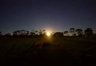 Living in a small town, you could see all of the stars without any special telescopes. 