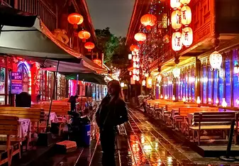 Went with TEAN on the trip, but went off with an old friend apart from TEAN for a day and walked around this amazing pedestrian "street"