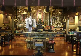 This is a Buddhist temple. We stayed at this temple for one night.  