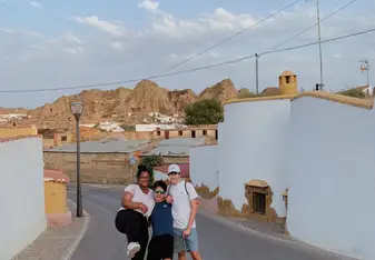 Me and my friends exploring the spanish cuevas.