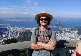 Mount Corcovado in Rio de Janeiro, Brazil