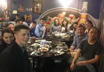 Eating Dinner