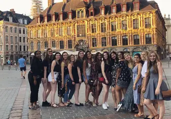 Me and friends in the Grande Place