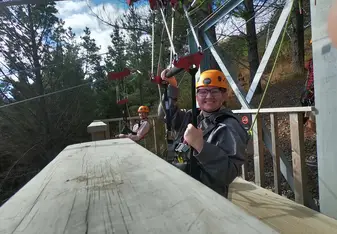 That's right I went ziplining