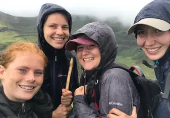 Climbing the volcano