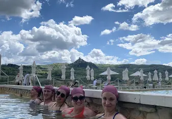 Hot springs along the Via Francigena.