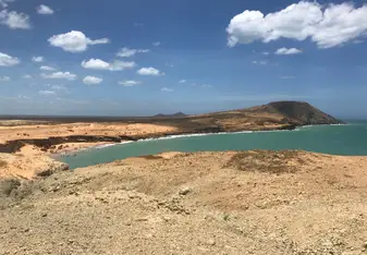 Where the desert meets the sand