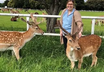 Feeding the Deer at Phoenix Park