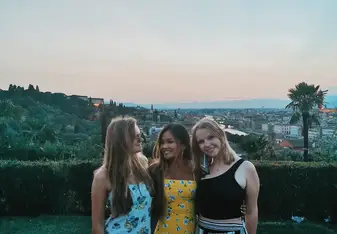 Sunset at Piazza Michelangelo!