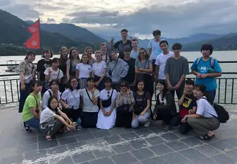 Our Group in Pokhara