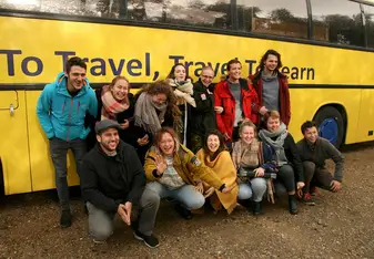 Our team before study travel to Africa