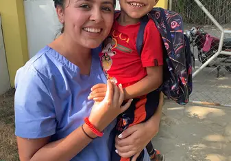 One of the many amazing students that were a part of our program!