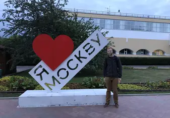 I love Moscow sign