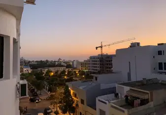 Sunset in Asilah one of the many cities we visited throughout the trip.