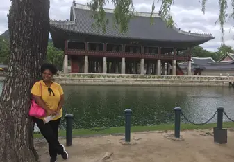 Me visiting a Palace in Seoul...there are like three. 