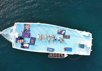Drone shot from the epic boat trip