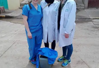 Going to the community to give injections