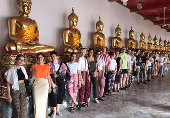 Temple tour day in Bangkok