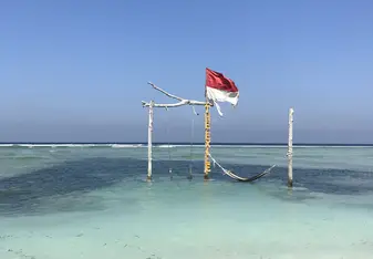 Sunset swing on Gili T!