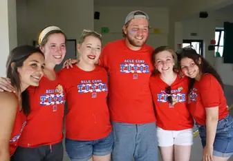 In a camp south of Rome, Fondi, these we're my coworkers! This was probably the best camp ever! The people I worked with we're amazing and I was so happy to have had such an amazing staff. 