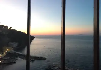 sorrento view at sunset
