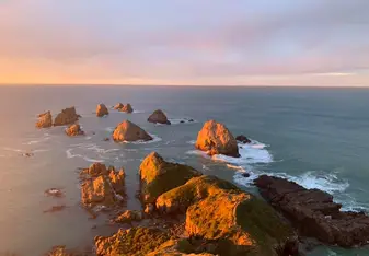 Nugget Point Rocks in the Catlins, New Zealand
