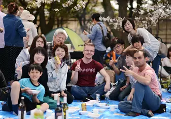 Hanami in Fukuoka