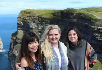 Cliffs of Moher was the best day trip with the Intern group!