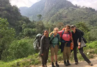 group picture during our trek 