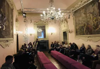 Pink Ballroom Classroom