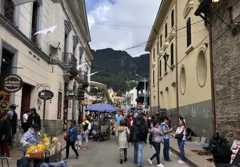 Market day in Bogota 