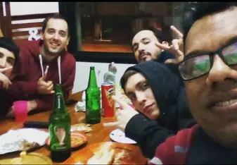 In San Telmo's Pub  with my friends of Road2Argentina , Buenos Aires City