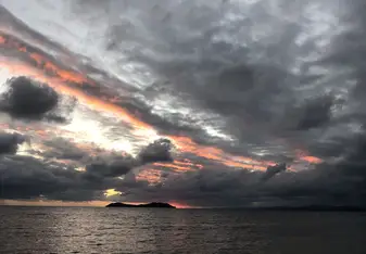 Sunset at Beqa Island