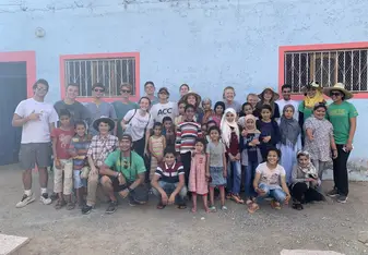 From after we completed our service project in a local village