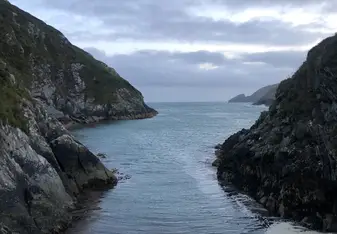 This was a beautiful shot I took while two of my friends and I went on a hike around Cape Clear Island. I can easily say it was the most beautiful spot I’ve  ever been to in the world. 