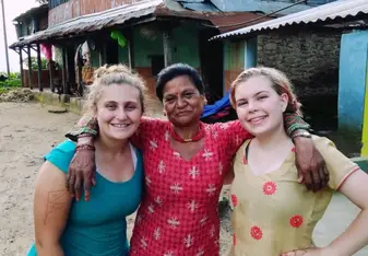 Lillie and I with our lovely host mother